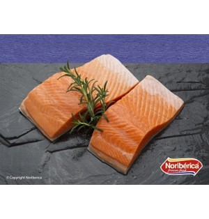 Lomo Salmon Keta Ultracongelado Bolsa 1 Kg Noriberica C/Piel