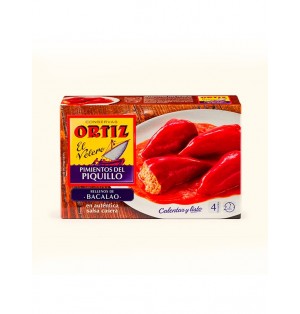 Pimiento Rellenos De Bacalao 300g Ortiz