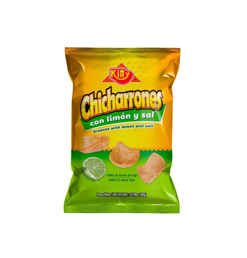 Chicharrones Con Limon Y Sal 20g KITTY