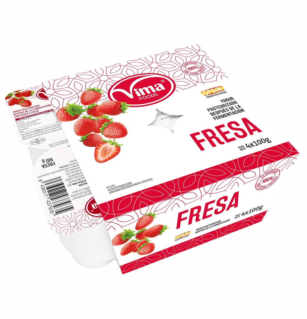 Yogur de fresa