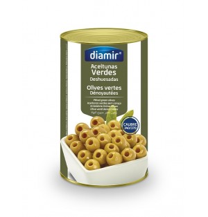 Aceitunas Verdes Sin Hueso 340/370 Diamir